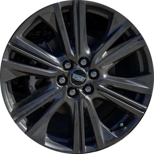Cadillac Optiq 2025-2026 Premium Sport Dark Android 21x9 aluminum wheels or rims. Hollander part number 4896a, OEM part number 86774812