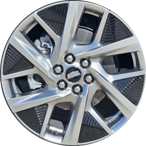 Cadillac Optiq 2025-2026 Premium Luxury Hyper Silver aluminum wheels or rims. Hollander part number 4894, OEM part number 86774807