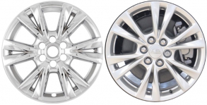 IMP-518X Cadillac XT5, XT6 Chrome Wheel Skins (Hubcaps/Wheelcovers) 18 Inch Set