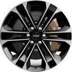 ALYGV086U46HH Chevrolet Blazer EV Wheel/Rim Black machined #26451074