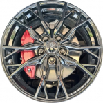 ALYGZ036U46HH Chevrolet Corvette Wheel/Rim Black Painted #84859696