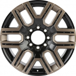 ALYGV111U65 Chevrolet Silverado 1500 EV GMC Sierra EV Wheel/Rim Bronze/Black Painted #85016050