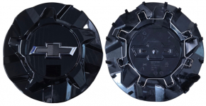 C5956 Chevrolet Silverado 1500 EV OEM Black Center Cap #87818193