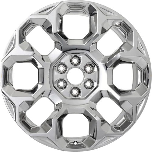 Chevy Chevrolet Suburban 2025-2026, Tahoe 2025-2026, GMC Yukon 2025-2026 pvd chrome 24x9.5 aluminum wheels or rims. Hollander part number 8992 OEM part number 84934744