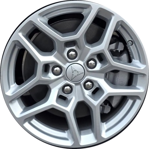 Dodge Charger Daytona R/T Electric AWD 2024-2026 powder coat silver 18x8.5 aluminum wheels or rims. Hollander part number ALY98850, OEM part number 68655624AA