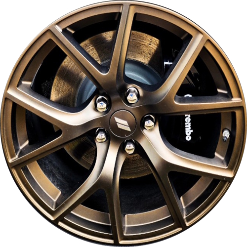 Dodge Durango Hellcat brass monkey 2025-2026 powder coat bronze 20x10 aluminum wheels or rims. Hollander part number ALY2424, OEM part number 68679919AA