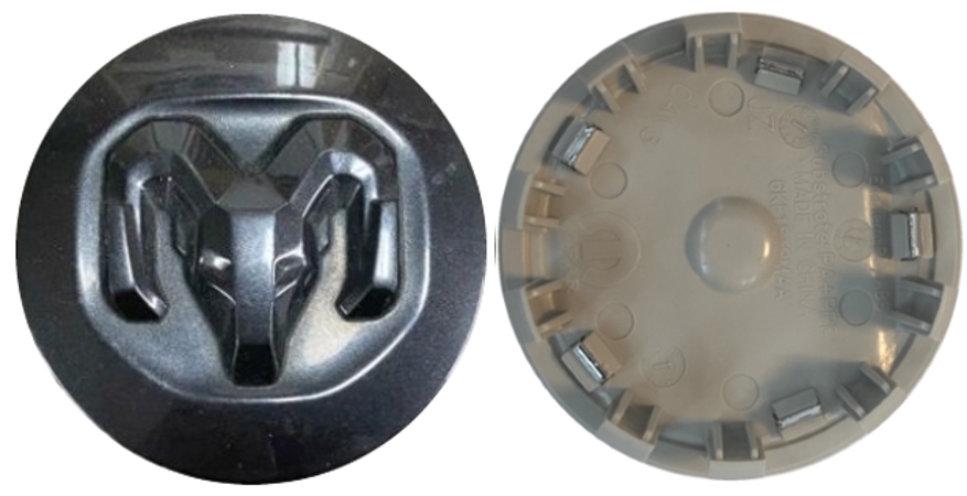 C2668 Dodge Ram 1500 OEM Gloss Charcoal Center Cap #6KF18RNWAA