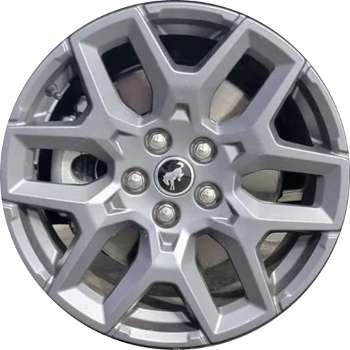 Ford Bronco Sport 2025-2026 powder coat grey 17x7 aluminum wheels or rims. Hollander part number 10675/94120, OEM part number R1PZ1007C