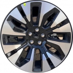 ALY10702 Ford Explorer Wheel/Rim Black Machined #RB5Z1007E