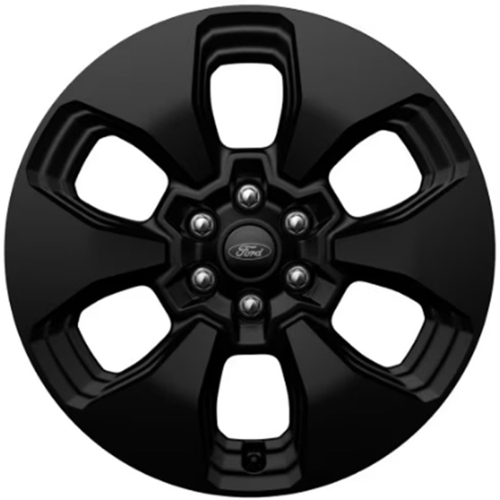 Ford F-150 Lightning Platinum 2025 powder coat black 22x8.5 aluminum wheels or rims. Hollander part number ALY10472b, OEM part number Not Yet known