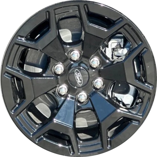 Ford F-150 Lightning 2025 powder coat blac 18x8.5 aluminum wheels or rims. Hollander part number ALY10470B, OEM part number Not yet Known