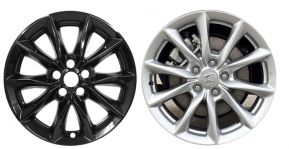 IMP-8665GB Honda CR-V Black Wheel Skins (Hubcaps/Wheelcovers) 18 Inch Set