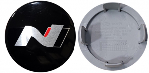 C70633 Hyundai Elantra,  Ioniq 5 N, Kona, Sonata, Tucson Black OEM Center Cap #52960BE200