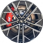 ALY71112 Hyundai Ioniq 5 N Wheel/Rim Black Machined #52905NI100