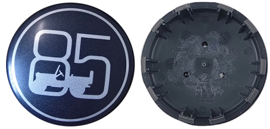C9185 Jeep Gladiator, Wrangler OEM 85th Anniversary Center Cap #68718044AA