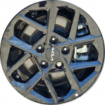 ALYKN028U45 KIA K5 Wheel/Rim Black Painted #52910L2510