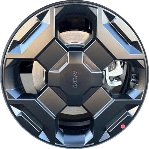 KIA Sportage X Pro Prestige 2026 matte powder coat black 17x7 aluminum wheels or rims. Hollander part number 90310, OEM part number 52910DW570
