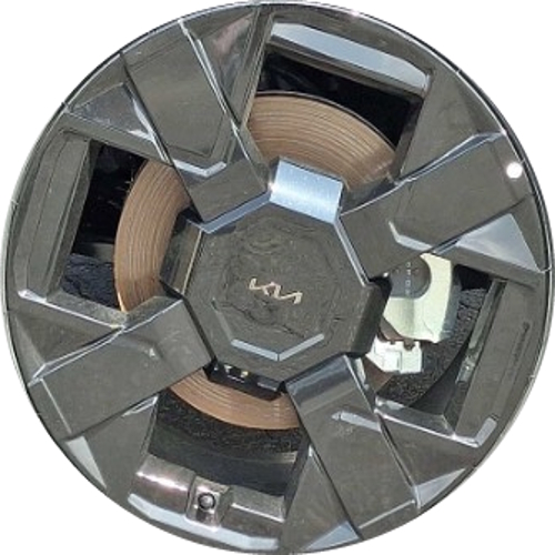 KIA Sportage 2026 gloss powder coat black 19x aluminum wheels or rims. Hollander part number 94294, OEM part number 52910-P1760