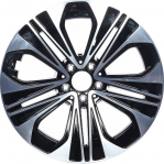 ALY66170 Mercedes-Benz E350, E450 Wheel/Rim Black Machined #21440124007X23