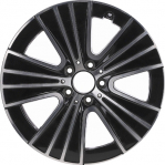 ALYMZ022 Mercedes-Benz E350, E450 Wheel/Rim Black Machined #21440128007X23