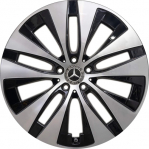 ALY85936 Mercedes-Benz GLE350, GLE450 Wheel/Rim Black Machined #16740133017X23