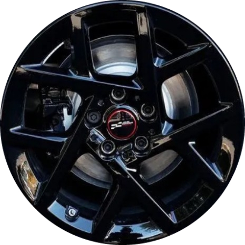 Mini Cooper john Cooper Works 2025-2026  powder coat black 17x7 aluminum wheels or rims. Hollander part number 86697 OEM part number 36115A3E638