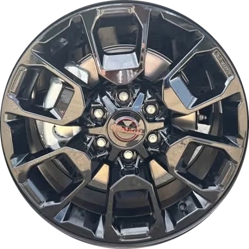 Nissan Armada Pro 4 X 2025-2026 powder coat black 20x8.5 aluminum wheels or rims. Hollander part number 62291 OEM part number D0C007KA4A