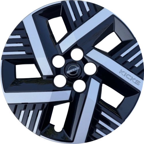 Nissan Kicks SV 2026 Plastic 5 Spoke, Single Hubcap or Wheel Cover For 17 Inch Steel Wheels. Hollander Part Number H99111