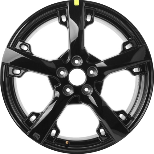 Nissan Murano SL 2025-2026 powder coat black 20x8 aluminum wheels or rims. Hollander part number ALY61700, OEM part number 403007BA6A