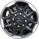 ALYCO056 Dodge Ram 2500, 3500 Wheel/Rim Black Machined