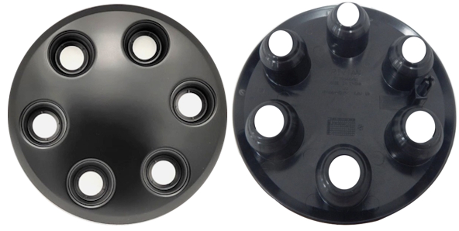 C11122 Rivian RCV OEM Black Center Cap #PT00044781
