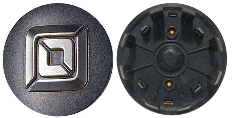 C11124 Rivian R1S, R1T OEM Matte Charcoal Center Cap
