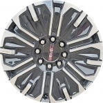 ALY97545HH GMC Sierra EV Wheel/Rim Black Machined #85122217