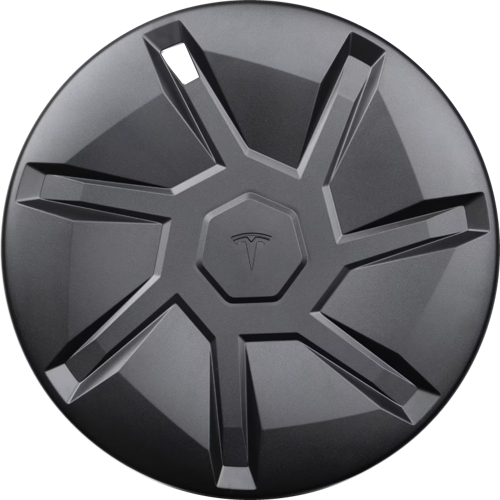 Tesla Model Y 2026, Plastic Single Hubcap or Wheel Cover ONLY For 18 Inch Steel Wheels. Hollander Part Number HTESMODY