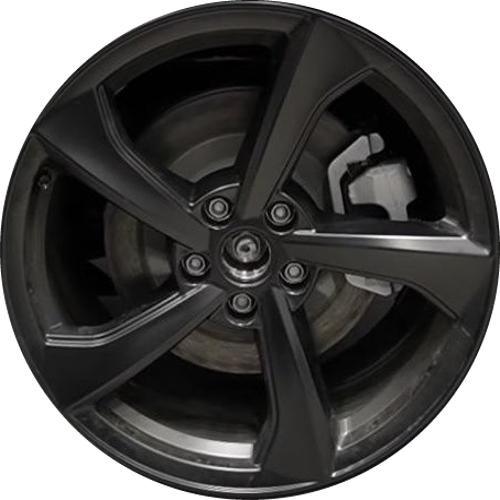 Tesla Model Y 2026 powder coat black 19x9.5 aluminum wheels or rims. Hollander part number ALY94271, OEM part number 2188226-00-B