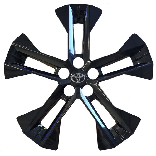 Toyota bZ 2026, Plastic 5 Spoke, Single Hubcap or Wheel Cover For 20 Inch Alloy Wheels. Hollander Part Number 61302