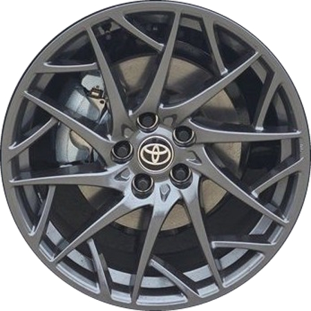 Toyota Camry Hybrid, SE, XLE, XSE Wheel Disc 2026 powder coat charcoal multi spoke 19x8.5 aluminum wheels or rims. Hollander part number 75288b, OEM part number PT94603250G2