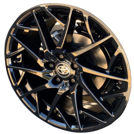 Toyota Camry Hybrid, SE, XLE, XSE Wheel Disc 2026 powder coat black multi spoke 19x8.5 aluminum wheels or rims. Hollander part number 75288a OEM part number PT94603250G1