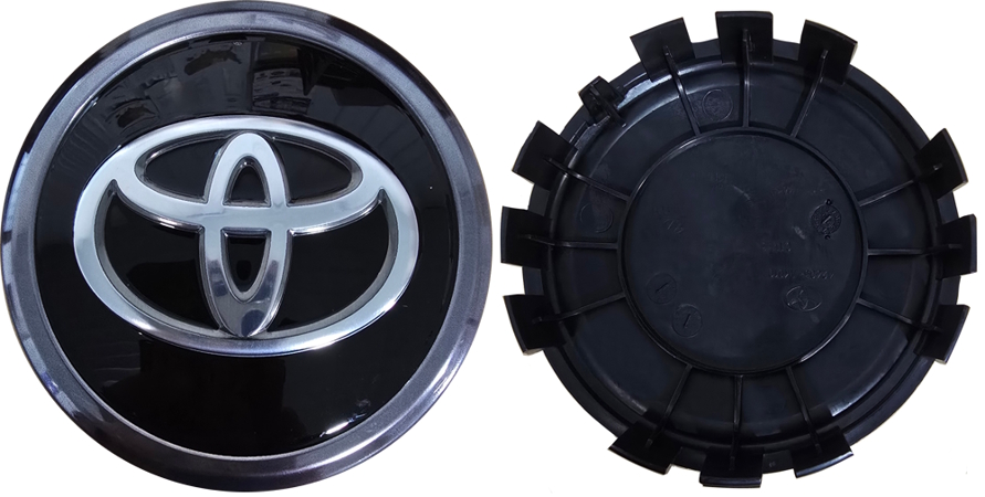 C75111 Toyota Land Cruiser OEM Black Center Cap #42603AK010