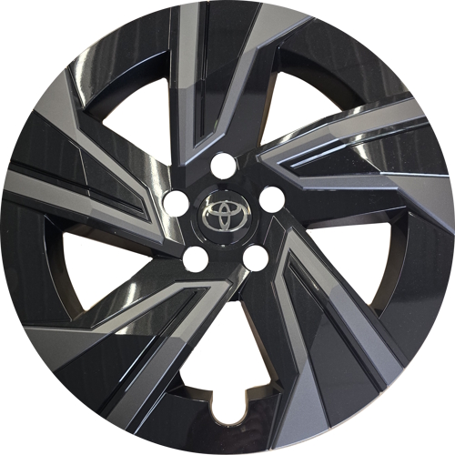 Toyota C-HR CHR SE 2026 Toyota Corolla Cross 2022-2026, Plastic 5 Double Spoke, Single Hubcap or Wheel Cover For 18 Inch Steel Wheels. Hollander Part Number H99114