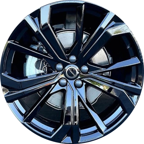 Volvo XC60 2022-2026 powder coat gloss black  21x8.5 aluminum wheels or rims. Hollander part number ALY70326b, OEM part number 32410168