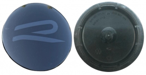 C69720B Volkswagen Golf R OEM Black Center Cap #5H0601171A721