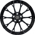 ALY69720BPHH Volkswagen Golf R Wheel/Rim Black Painted #5H0071499AAX1