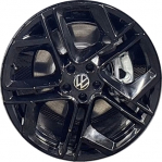 ALYWC020U46 Volkswagen Tiguan Wheel/Rim Black Painted  #571601025P