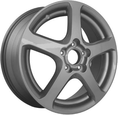 Acura TSX 2004-2008, Accord 2007 powder coat medium charcoal 17x7 aluminum wheels or rims. Hollander part number 71738U35.LC25, OEM part number 08W17SDB101E, 8196727.