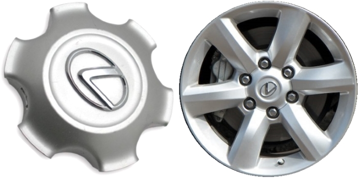 C74229U01 Lexus GX460 OEM Silver Center Cap #4260B60200
