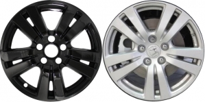 IMP-8640GB Honda Pilot, Ridgeline Black Wheel Skins (Hubcaps/Wheelcovers) 18 Inch Set