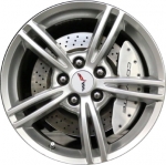 ALY5338U20 Chevrolet Corvette Wheel/Rim Silver Painted #9596781