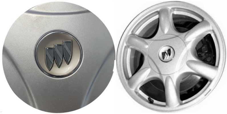 C4038C Buick Regal OEM Silver Painted Center Cap #9594268