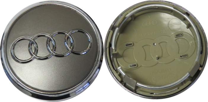 C58802 Audi Q7 OEM Charcoal Center Cap #8D0601170Z17